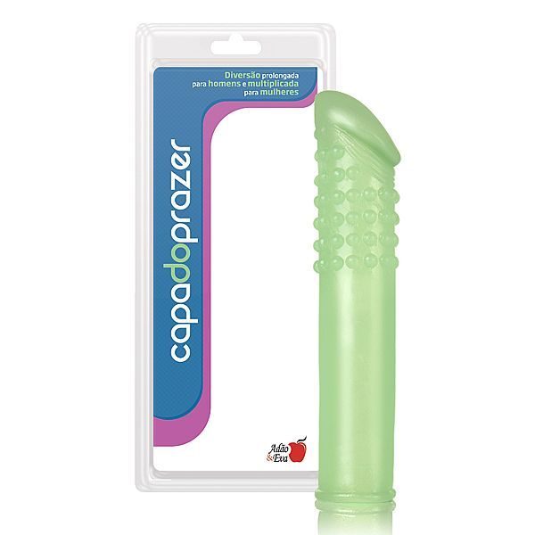 ! ST** CAPA PENIANA 17 CM TEXTURIZADA FOSFORESCENTE