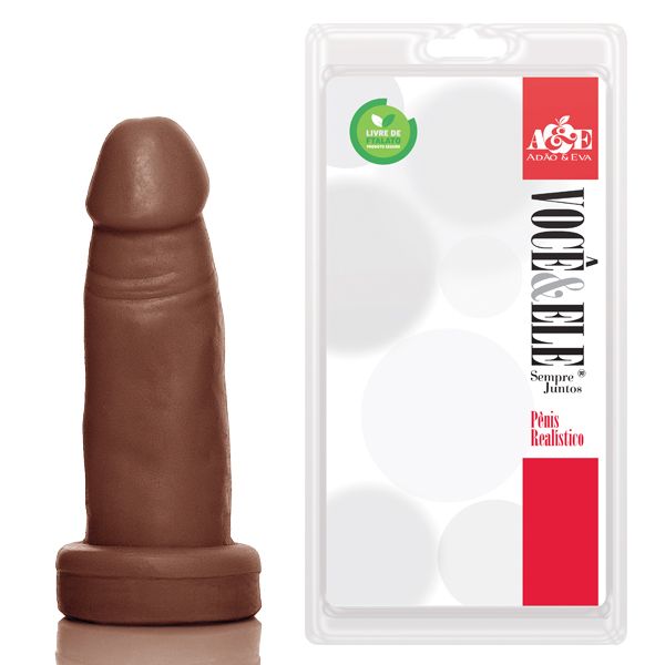 ! ** (INDISPONÍVEL) MINI Prótese - 10x3 cm na cor marrom ou preta