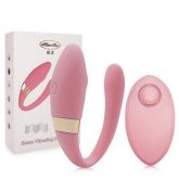 (INDISPONÍVEL) VIBRADOR DE LUXO PARA CASAL EM SILICONE  - SWAN VIBRATING EGG