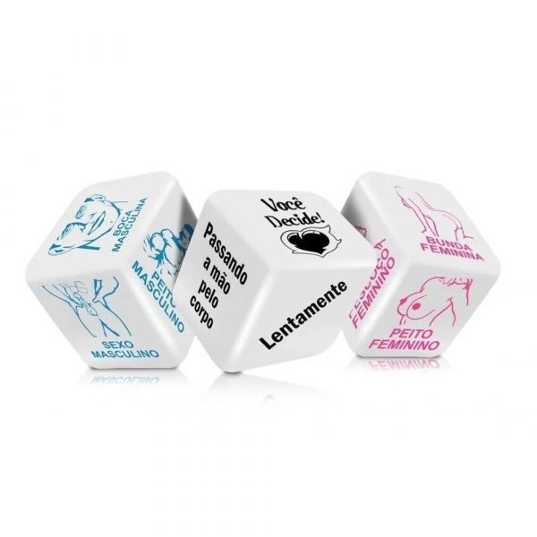 ! ST** Jogo Dado Toque do Cupido feminino x ação x masculino