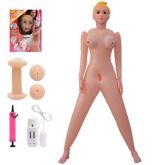 (INDISPONÍVEL)     Boneca Inflável Vagina E Ânus Cyber