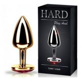 (INDISPONÍVEL) Plug Dourado com Pedra - Hard