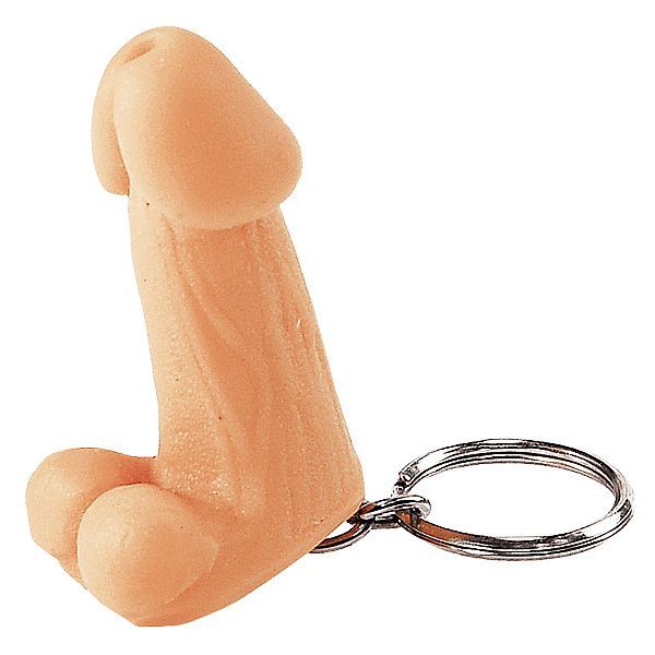 ! ** (INDISPONÍVEL) Chaveiro mini pênis com escroto
