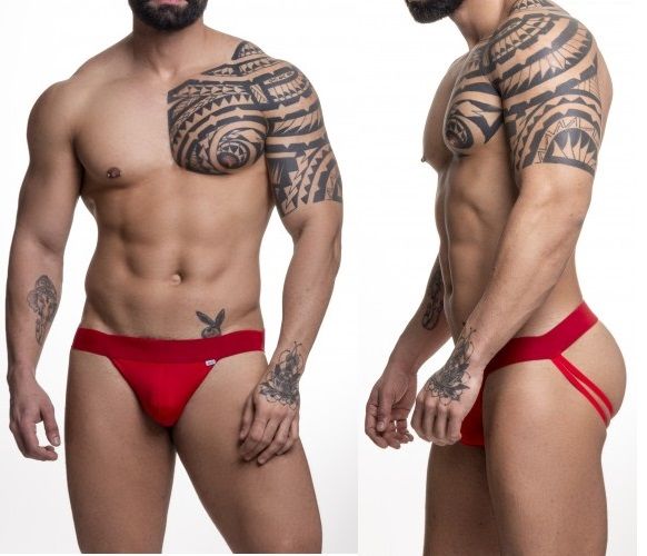 ! ** (INDISPONÍVEL) JOCK FAIXA DUPLA FINA VERMELHA