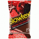 !                                     **  (INDISPONÍVEL)  PRESERVATIVO BLOWTEX MORANGO COM CHOCOLATE