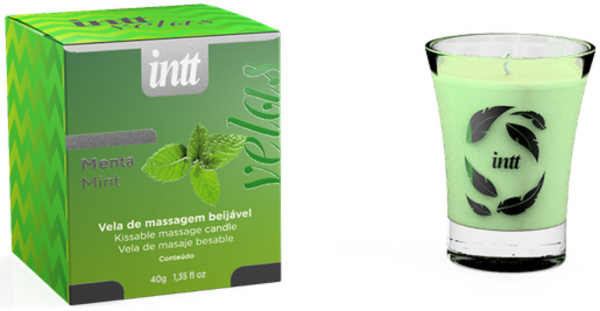 ! ST** Vela Para Massagem Corporal Intt Menta *