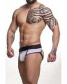 !                                    **  (INDISPONÍVEL)  CUECA FRENTE SLIP ATRAS JOCK PRETO E BRANCO