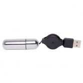 (INDISPONÍVEL) BULLET CROMADO USB