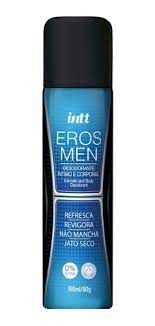 ! ST** EROS MEN DESODORANTE ÍNTIMO CORPORAL MASCULINO 166ML INTT