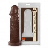 !                                    ST**  PÊNIS REALÍSTICO AROMÁTICO DE CHOCOLATE – 15,3,X4CM S/F *