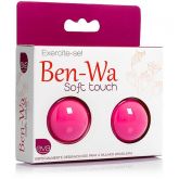 z(INDISPONÍVEL)Ben-Wa, para exercícios vaginais - em Soft Touch - Rosa
