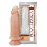 !                                             ST**  PÊNIS REALÍSTICO COM VENTOSA – 15,3X4,5 CM S/F *
