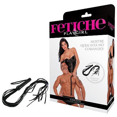 ** (INDISPONÍVEL) Chicote Longo, com 9 tiras 90cm