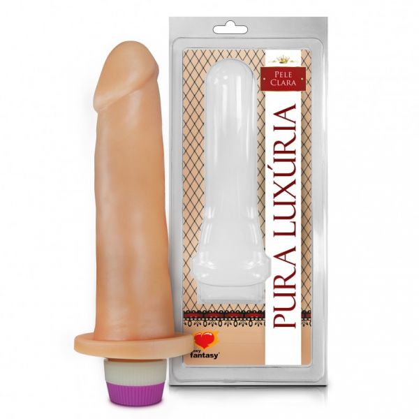 ! ** (INDISPONÍVEL) PÊNIS REALÍSTICO COM VIBRO – 16X4CM | 1730C.B
