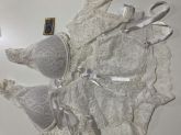 CONJUNTO MARFIM RENDA C/ LUVA