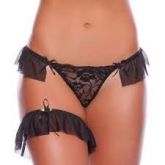 !        **  FIO COM PERNEIRA EM RENDA E BABADO PATITEX 405