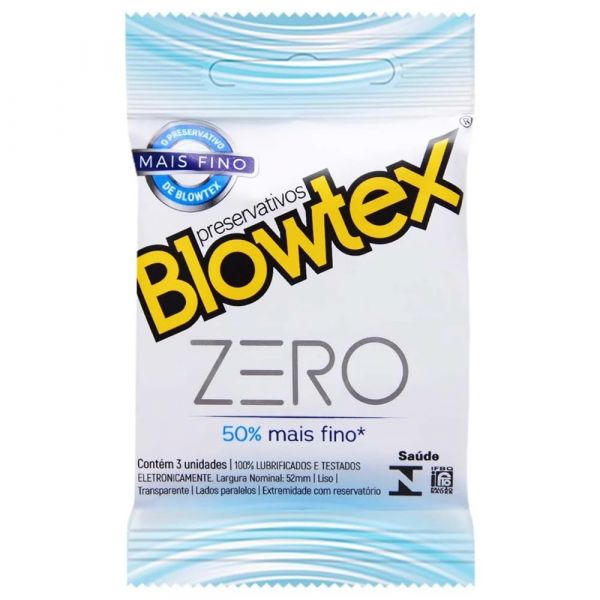 ! ST** Preservativo Zero Mais Fino 03 Unidades B/T *