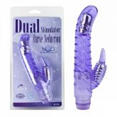 !         **  (INDISPONÍVEL)  VIBRADOR CRISTAL PONTO G ANELADO DUAL STIMULATOR CURVE SEDUCTION GTOYS