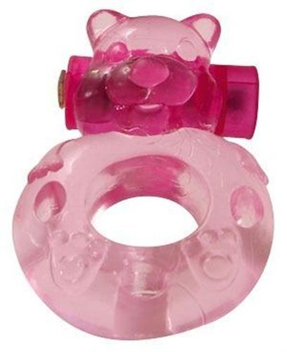 ! ST** Anel vibratório com massageador de bichinho *