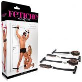 !                              **  (INDISPONÍVEL)  BONDAGE - Kit com 4 Amarras para Prender na Porta