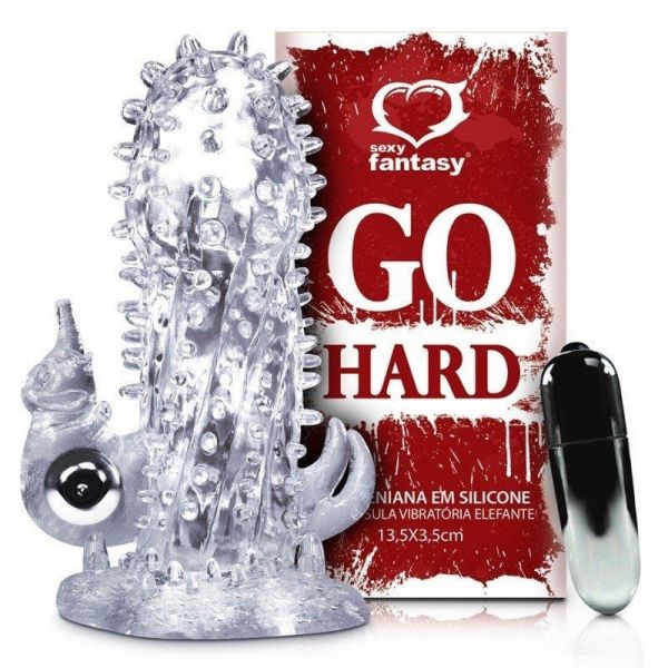! ** (INDISPONÍVEL) CAPA PENIANA EM SILICONE GO HARD S/F *