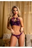!                                                    **  CONJUNTO LINGERIE SEXY ABSOLUTO RENDA G/V *