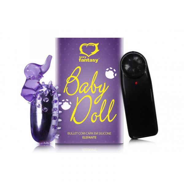 (INDISPONÍVEL)BULLET BABY DOLL COM CAPA ELEFANTE