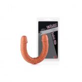 (INDISPONÍVEL) ! Pênis ponta Dupla Liso na cor pele 33 x 3 cm AH284