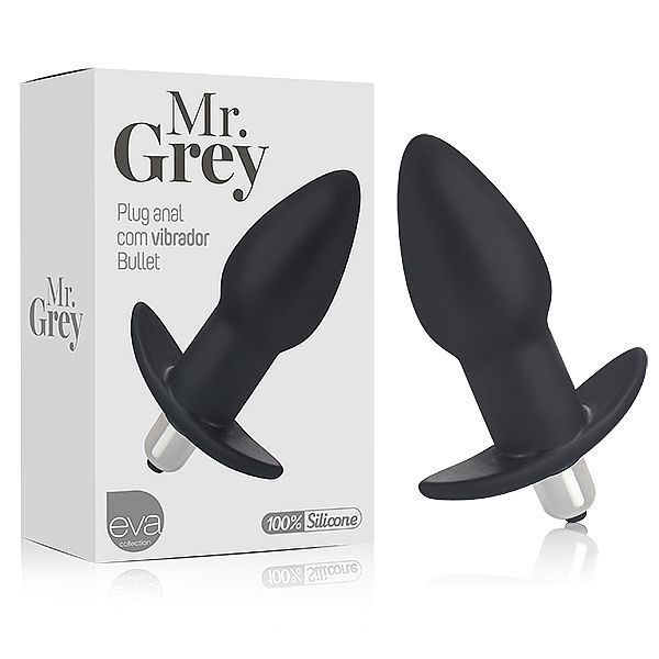 ! ** (INDISPONÍVEL) Plug Mr. Grey - Silicone - Com Vibro *