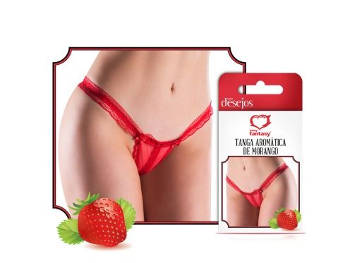 ! TANGA AROMÁTICA MORANGO