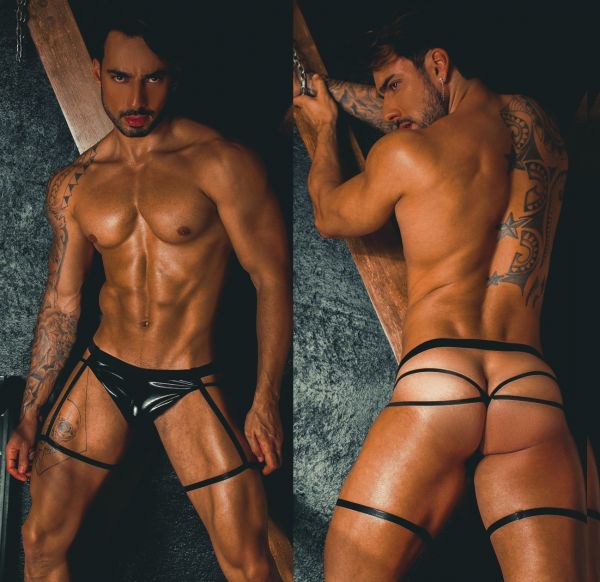 ! ST** CUECA DUQUE SIMON - ONÇA - G/V *