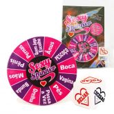 !                                   **  (INDISPONÍVEL)  Jogo de Dado Sexy Spinner com Disco - ROLETA