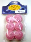 ! Velas aromáticas usina de magia rosas