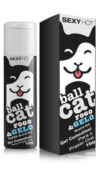 ! ST** BALL CAT - BLACK ICE - GEL BEIJÁVEL