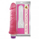 !                       ST**  PÊNIS REALÍSTICO AROMÁTICO DE TUTTI FRUTTI COM VIBRO–  18X4.4 CM S/F *