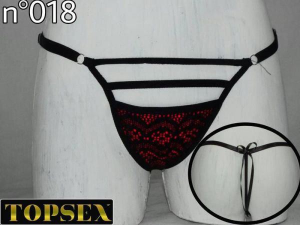 Calcinha Fio Porteirinha Preta