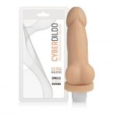 !                               ST**  PRÓTESE EM CYBER SKIN - R1 COM VIBRO E ESCROTO - 18X4 CM A/E *