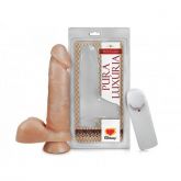 !                                           ST**  PÊNIS COM ESCROTO, VIBRO E VENTOSA 16 X 3,5  S/F *