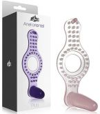 !              **  (INDISPONÍVEL)  ANEL ORIENTAL COM PLUG E ESFERAS ESTIMULANTES | COR: TRANSPARENTE