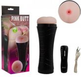 !                                                ST**  Masturbador Lanterna Ânus Vibrador- PINK BUTT