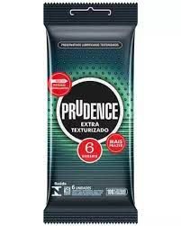 ! ** Preservativo Extra Texturizado Com 6 Unidades Prudence