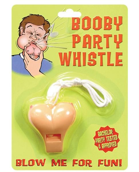 ! ST** Booby Party Whistle - Apito em formato de seios.