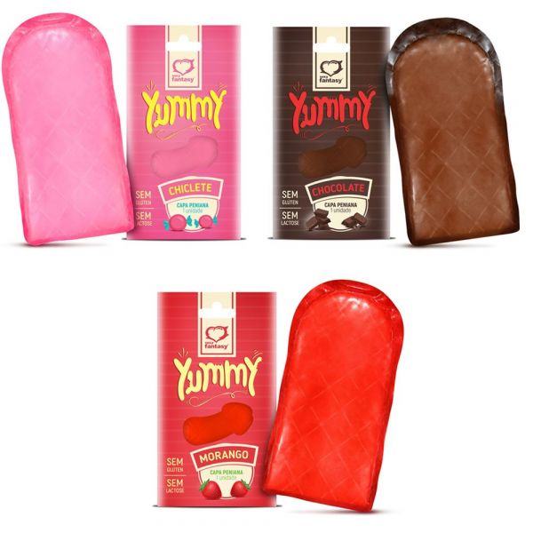 ! ST** Capa Peniana Comestível Yummy S/F *
