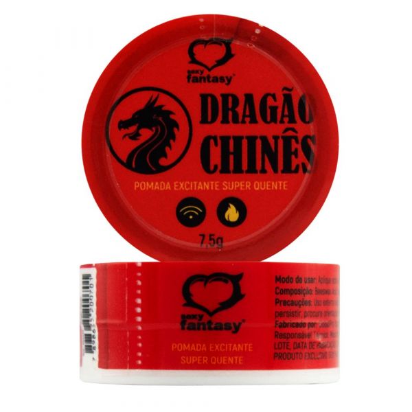 ! ** DRAGÃO CHINÊS POMADA 7,5G EXCITANTE S/F *