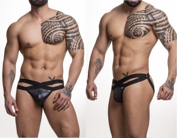 ! ** (INDISPONÍVEL) JOCK PRETO COM ELÁSTICO DUPLO FRONTAL ABERTO