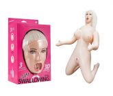(INDISPONÍVEL) Boneca inflável loira