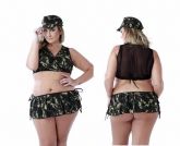 ! FANTASIA PLUS SIZE CAMUFLADA
