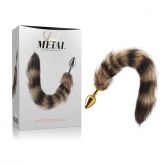 !                                           **  (INDISPONÍVEL) Lust Metal - Plug Raccoon Tail Gold *