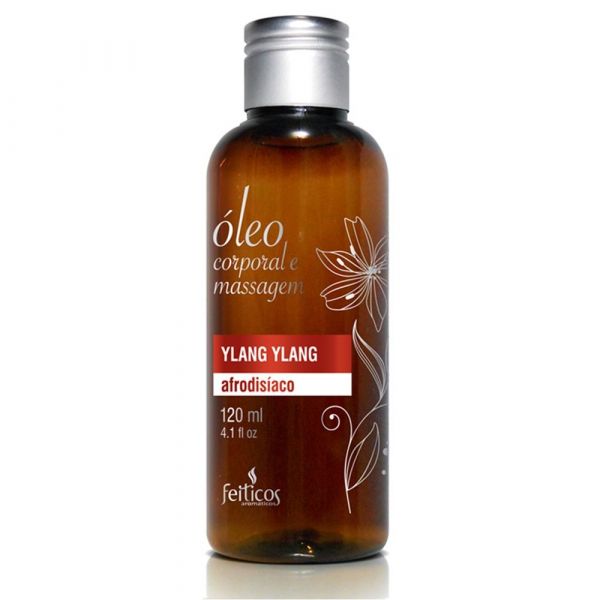 ! ST** ÓLEO DE MASSAGEM CORPORAL 120ML FEITIÇOS AROMATICOS YLANG YLANG