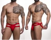 !                                         ST**  JOCK VERMELHO COM ELÁSTICO FRONTAL DUPLO ABERTO SD *